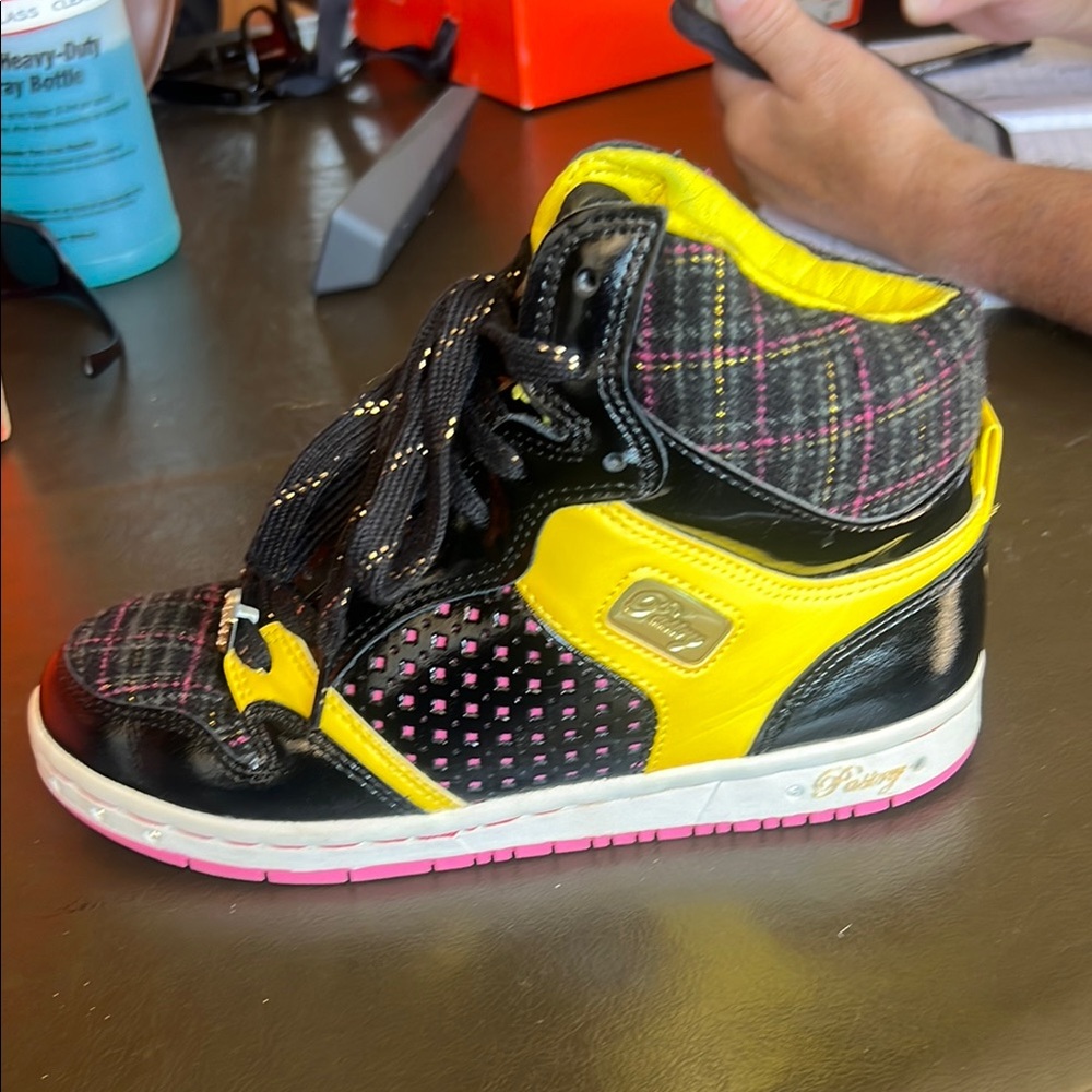 Pastry High-Top Sneakers with Quilted Design